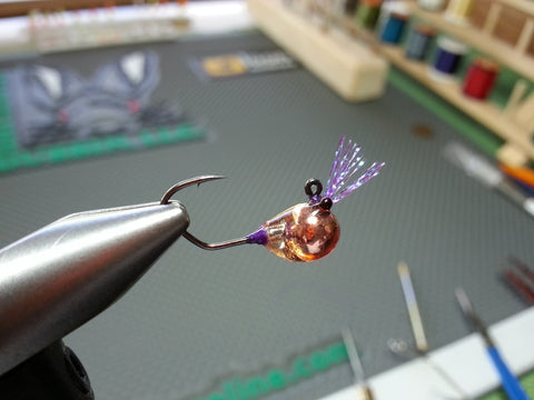Tungsten Horizontal Zoo Bug Copper/Purple w/Bling